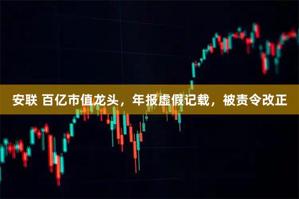 安联 百亿市值龙头，年报虚假记载，被责令改正